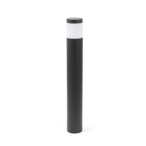 Faro Plim - Gartenleuchte - Ø 9 x 65 cm - 10W LED inkl - IP65 - dunkelgrau mit Milchglas