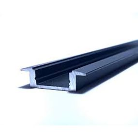 LED Profil - 2,5 x 0,7 cm - schwarz