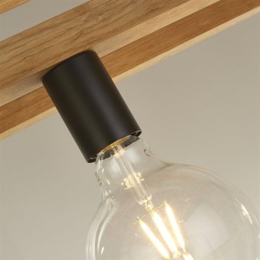 Searchlight Square - Pendelleuchte - 90 x 120 cm - schwarz und braun