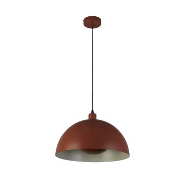 Searchlight Mars - Pendelleuchte - Ø 40 x 150 cm - gebranntes Orange und Creme