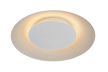 Lucide Foskal - Deckenleuchte - Ø 34,5 x 7,3 cm - 12W LED inkl - weiß