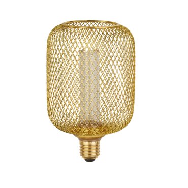 Searchlight Deco LED - Ø 10 x 16,5 cm - E27 - 3,5W dimmbar - 1800K - gold