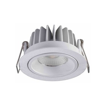 Artdelight Venice 1210 - Einbaustrahler - Ø 90 mm, Ø 83 mm Einbaumaß - 10W dimmbare LED inkl. - IP44 - weiß
