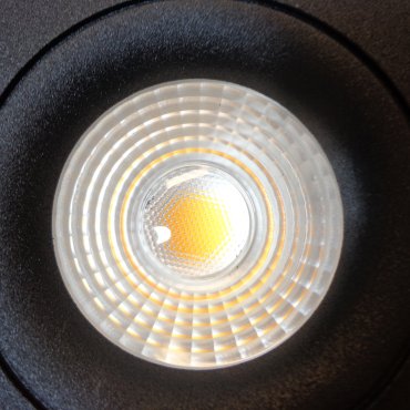 Artdelight Venice 2208 - Einbaustrahler - Ø 80 mm, Ø 68 mm Einbaumaß - 8W dimmbare LED inkl. - IP44 - schwarz