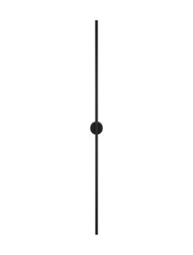 Nova Luce Aden - wandleuchte - 1,5 x 7,3 x 120 cm - 20W LED inkl. - sand schwarz