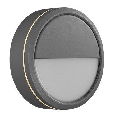 Nordlux Smart Ava - Wandleuchte - intelligente Beleuchtung - Ø 20 x 6,7 cm - 9,5W LED inkl. - IP54 - grau