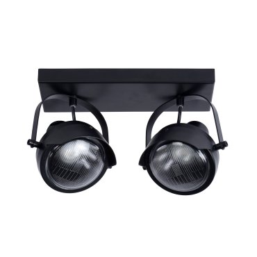 Lucide Cicleta - Aufbaustrahler 2L - 32,5 x 14,5 x 19 cm - schwarz