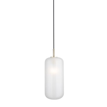 Maxlight Smooth - Pendelleuchte - Ø 16 x 165 cm - gebürstetes Gold