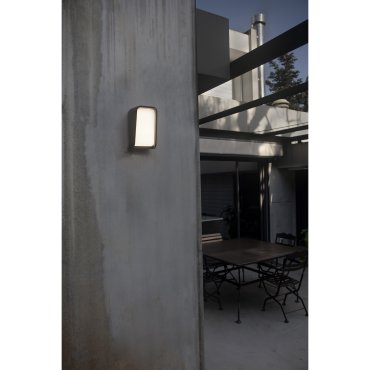 Faro Mask - Wandleuchte - 16 x 10 x 24,8 cm - 24W LED inkl - IP65 - dunkelgrau