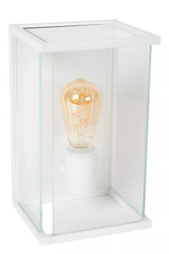 Lucide Claire - Außenwandleuchte - 17,6 x 18 x 30 cm - IP54 - weiß