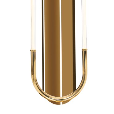 Maxlight Olivia - Wandleuchte - 33 x 7,6 x 83 cm - 15W dimmbare LED inkl - gold