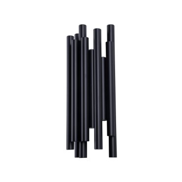 Maxlight Organic - Wandleuchte - 19 x 10 x 43 cm - 8 x 1W LED inkl. - schwarz