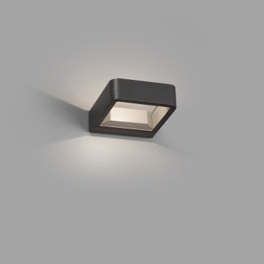 Faro Axel - Wandleuchte - 12 x 4 x 14 cm - 6W LED inkl - IP65 - dunkelgrau