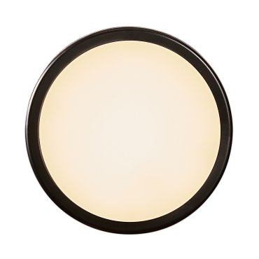 Nordlux Cuba Outdoor Energy Round - Decken- &amp; Wandanbauleuchte - Ø 17,5 x 4,3 cm - 6,5W LED inkl. - IP54 - schwarz