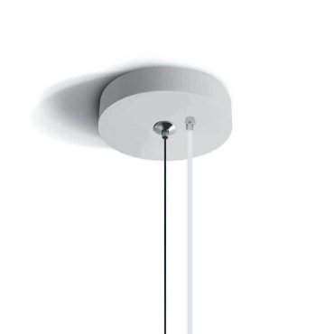 ONE Light Bowl Shade Pendelleuchte - Hängeleuchte - Ø 50 x 185 cm - Weiß und Messing