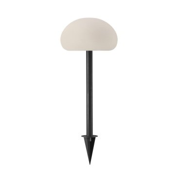 Nordlux Sponge - Bodenstrahler auf Erdspieß - wiederaufladbar über USB-Kabel - Ø 20 x 51,5 cm - 3 Stufen Moodmaker-Funktion - 4,8W LED inkl. - IP65 - weiß und schwarz