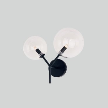 Maxlight Lollipop - Wandleuchte - 35 x 11 x 30 cm - schwarz