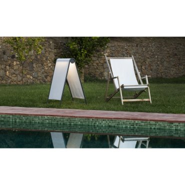 Faro Cadaques - Stehleuchte - 81 cm - 18W LED inkl. - IP44 - beige