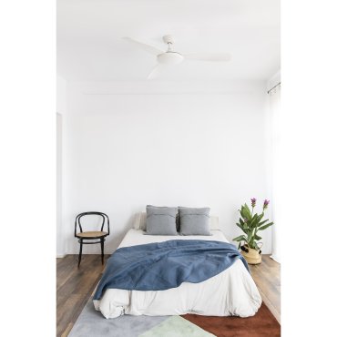 Faro Islot - Deckenventilator mit Fernbedienung und Timer - Smart Fan - Ø 132 cm - weiß