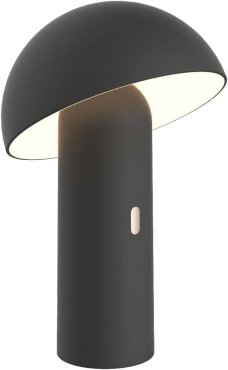 New Garden Enoki - wiederaufladbare Tischleuchte über USB-Kabel - 16,5 x 25,5 cm - IP44 - schwarz