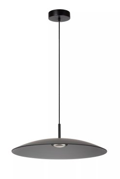 Lucide Menga - Pendelleuchte - Ø 60 x 150 cm - 18,6W dimmbare LED inkl - geräuchert
