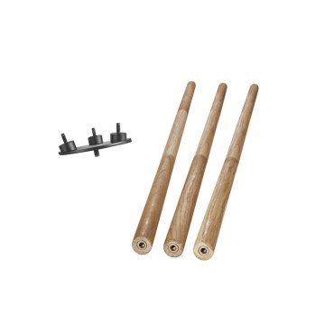 Nordlux Kettle Tripod 100 - Ständer für Kettle 22 und 36 Lampenschirme - 37 x 32,5 x 102,3 cm - hellbraun