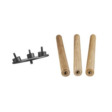 Nordlux Kettle Tripod 31 - Ständer für Kettle 22 und 36 Lampenschirme - 18,3 x 16,2 x 34,4 cm - hellbraun
