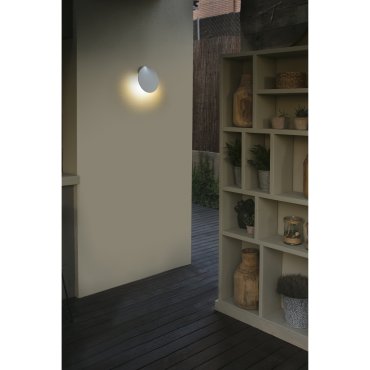 Faro Lotus - Wandleuchte - 22,5 x 22,5 x 9 cm - 18W LED inkl. - IP65 - matt weiß