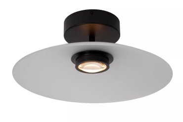 Lucide Menga - Deckenleuchte - Ø 40 x 16 cm - 12W dimmbare LED inkl - opal