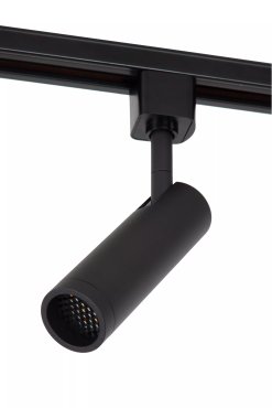 Spot auf Schiene Lucide Track Grado – 1-Phasen-Schienensystem – Ø 3,9 x 13,5 cm – schwarz