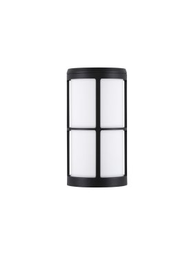 Nova Luce Stone - Außenwandleuchte - Ø 12 x 23 x 15 cm - IP54 - dunkel anthrazit