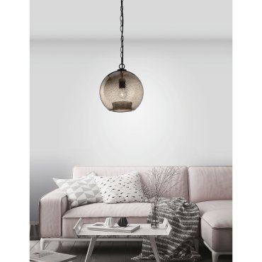 Nova Luce Ancona - Pendelleuchte - Ø 30 x 250 cm - braun