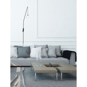 Maxlight Zoom - Wandleuchte - 30 x 90 cm - 3W LED inkl. - schwarz