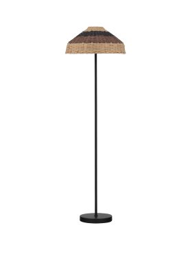 Nova Luce Caro - Stehleuchte - Ø 46 x 147,5 cm - natur schwarz braun und schwarz