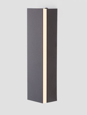 Nova Luce Colby - 5 x 4,2 x 20 cm - 12W LED inkl. - sand schwarz