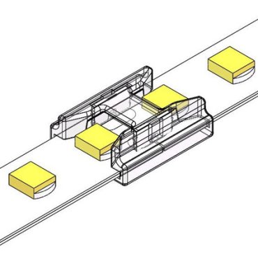 Leuchtenkönig - Verbinder - für einfarbigen 8 mm SMD-LED-Streifen