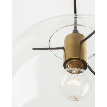 Nova Luce Mirale - Hängeleuchte - Ø 25 x 181 cm - Gold und Schwarz