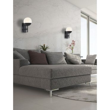 Maxlight Dallas - Wandleuchte - 14 x 22 x 26 cm - schwarz
