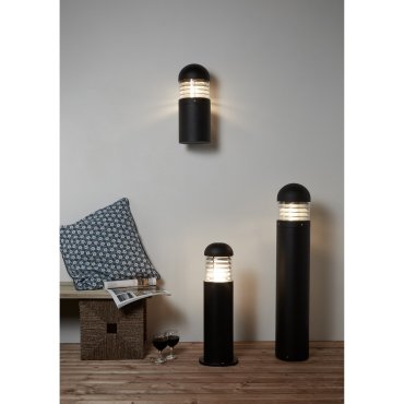 Searchlight Bronx - Außenwandleuchte - 17 x 41,5 cm - IP65 - schwarz