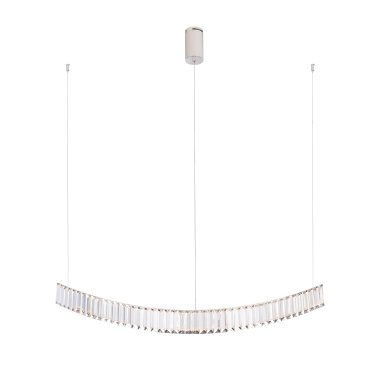Maxlight Saphir - Pendelleuchte - 100 x 17 x 180 cm - 13W LED inkl - Chrom