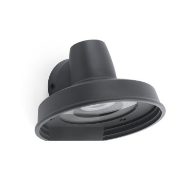 Faro Bronx - Wandleuchte - 14,4 x 13,3 x 9,6 cm - IP44 - dunkelgrau