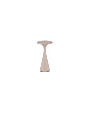 Nova Luce Grigio - wiederaufladbare Tischleuchte für den Außenbereich - Ø 10,1 x 19,7 cm - IP54 - Sand