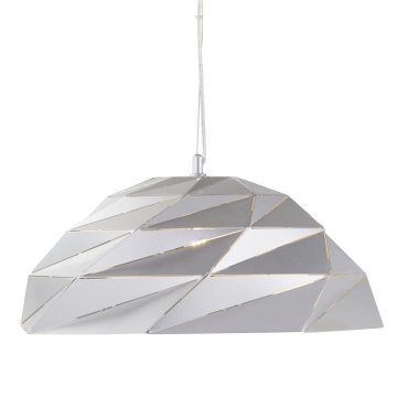 Searchlight Origami - Pendelleuchte - Ø 47 x 150 cm - silber