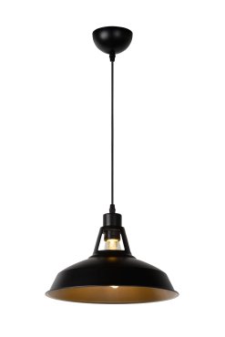 Lucide Brassy-bis - Hängeleuchte - Ø 31 x 149 cm - schwarz