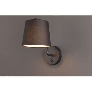 Maxlight Chicago - Wandleuchte mit Schalter - 20 x 29 x 32 cm - schwarz