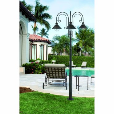 Faro Nautica - Laternenpfahl - 95 x 18,5 x 225 cm - IP33 - rostbraun