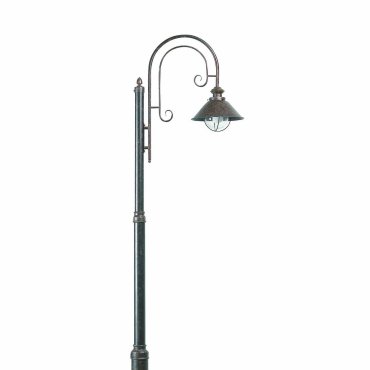 Faro Nautica - Laternenpfahl - 56 x 18,5 x 220 cm - IP33 - rostbraun