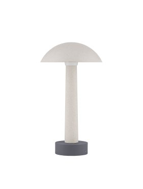 Nova Luce Tura - Gartenpfosten - Ø 20 x 35 cm - 7W LED inkl. - IP65 - Weiß
