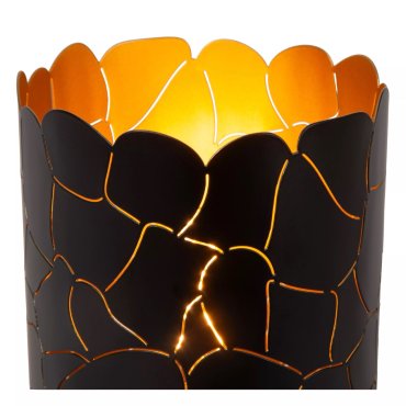 Lucide Almelo - Tischleuchte - Ø 15 x 26,5 cm - schwarz