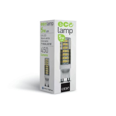 ONE Light LED-Lampe - Ø 1,6 x 6 cm - G9 - 5W dimmbar - 3000K